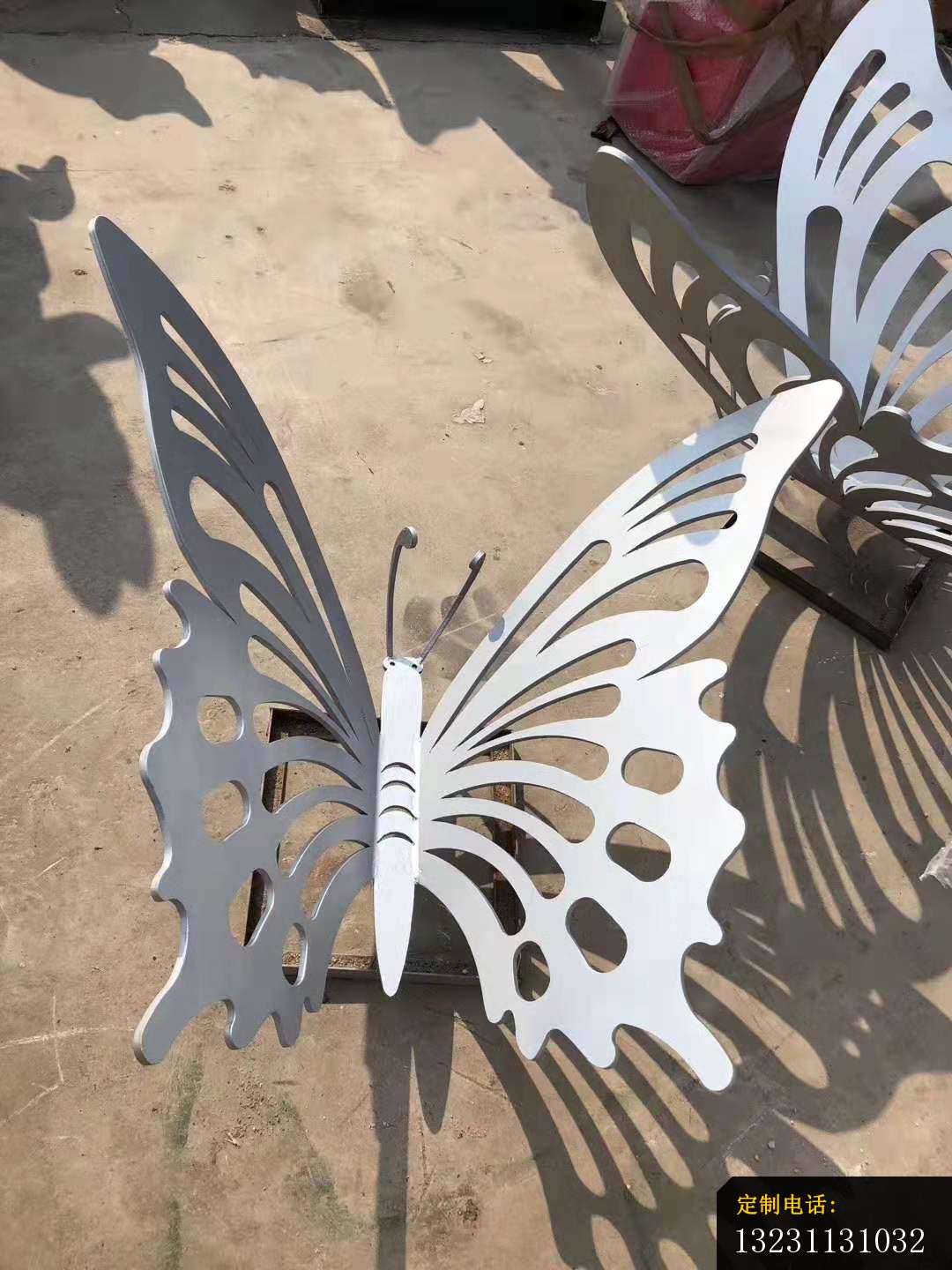 不锈钢蝴蝶雕塑园林公园装饰摆件 (3)_1080*1440