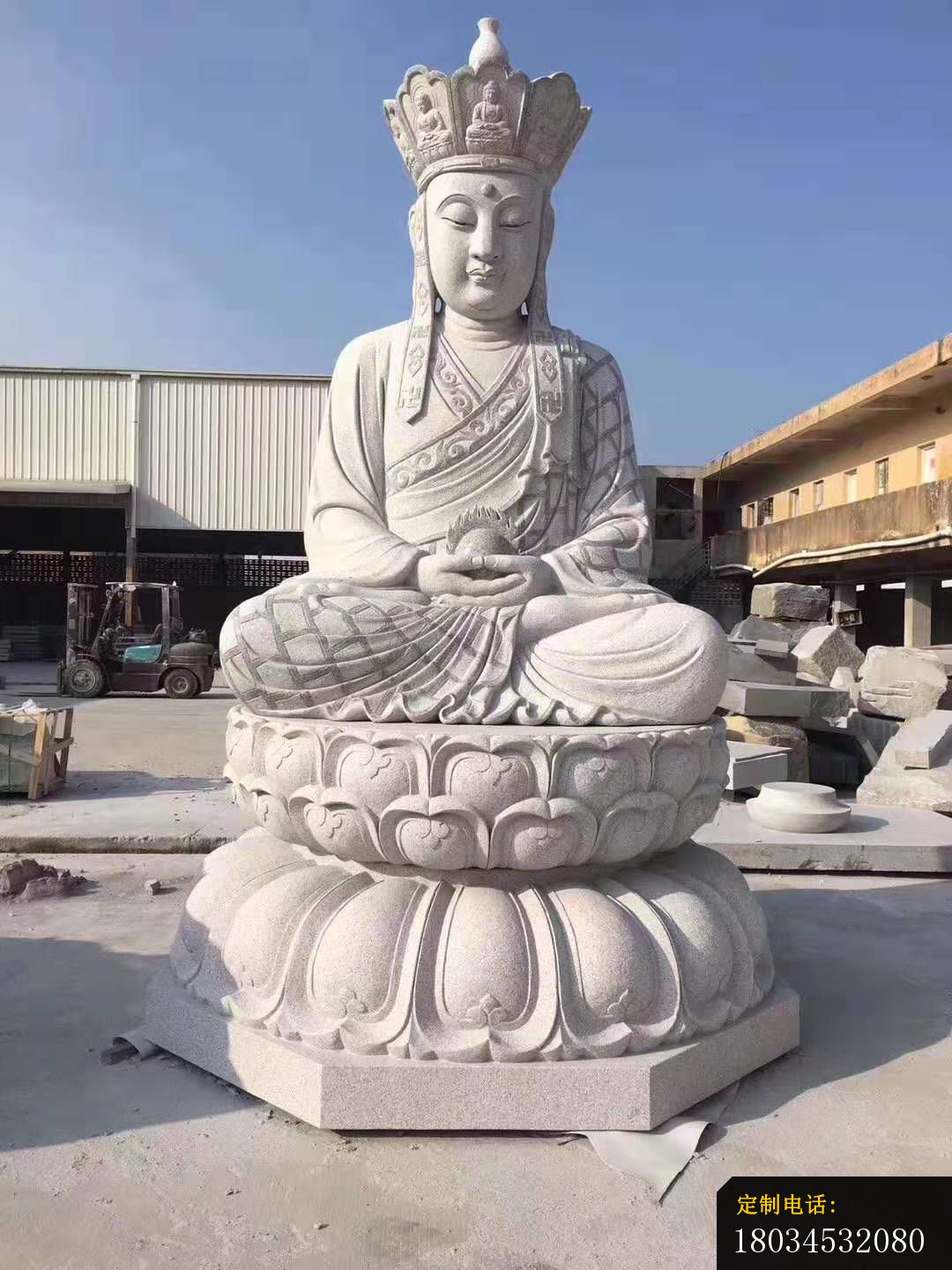 地藏王石雕佛像摆件寺庙景观雕塑 (1)_1080*1440