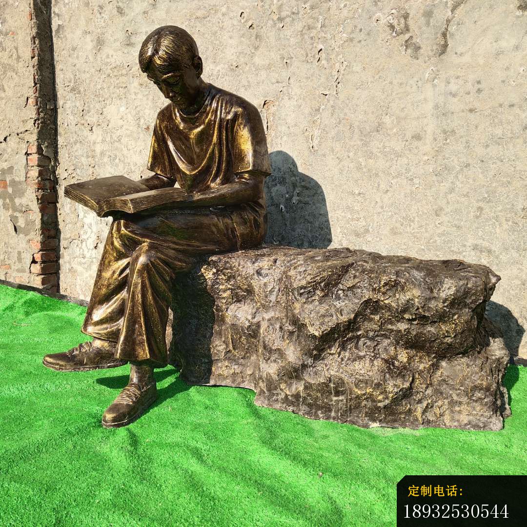 铜雕户外读书人物雕塑_1080*1080