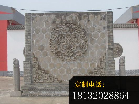 石雕影壁，石雕屏风_530*397