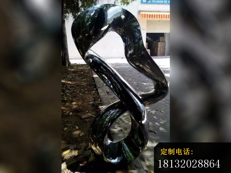 不锈钢抽象雕塑，公园雕塑_800*600
