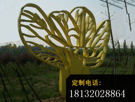 不锈钢玉米雕塑，公园玉米不锈钢雕塑 (3)_522*392