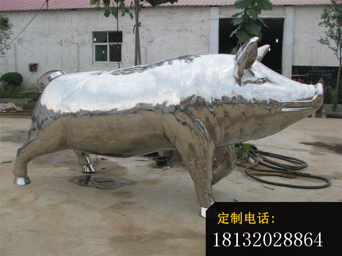 不锈钢猪雕塑 (2)_670*502