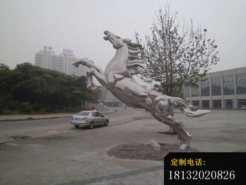不锈钢马雕塑，不锈钢奔马雕塑_800*600