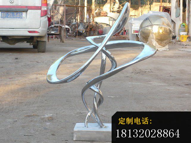 不锈钢抽象雕塑，不锈钢造型雕塑_642*481