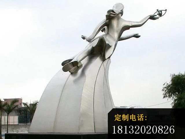 不锈钢希望雕塑，校园不锈钢雕塑 (3)_640*480