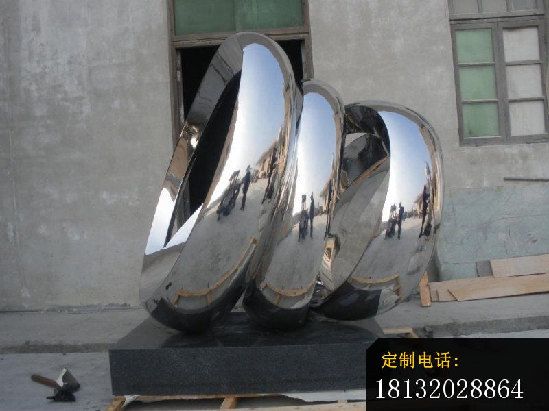不锈钢抽象雕塑团结_800*600