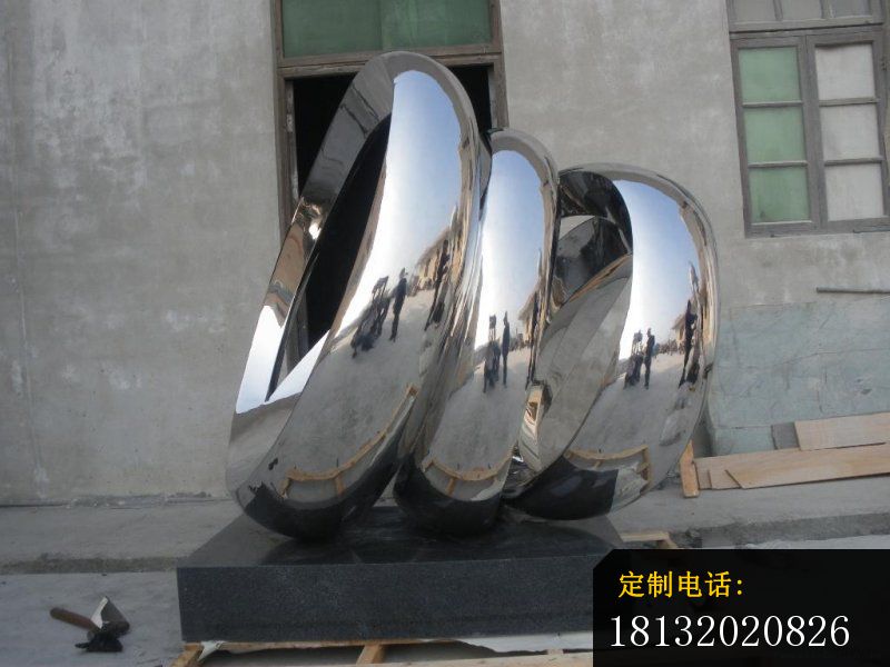 不锈钢团结雕塑抽象企业雕塑_800*600