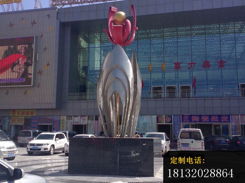 不锈钢广场雕塑，大型广场雕塑_800*599