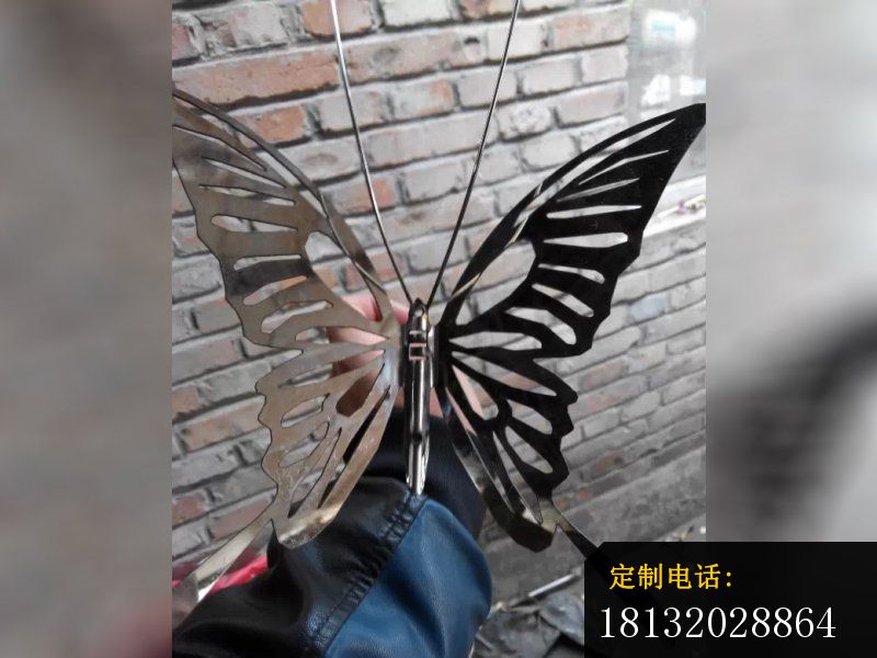 不锈钢蝴蝶雕塑，不锈钢板蝴蝶_800*600