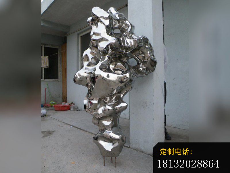 不锈钢几何形状雕塑，不锈钢抽象雕塑_800*600