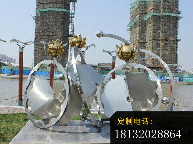 不锈钢莲花雕塑_624*468