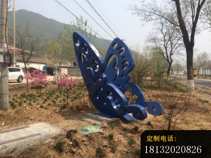 蝴蝶景观雕塑公园不锈钢雕塑 (2)_800*600