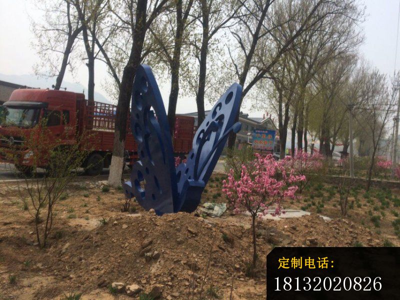 蝴蝶景观雕塑公园不锈钢雕塑 (1)_800*600
