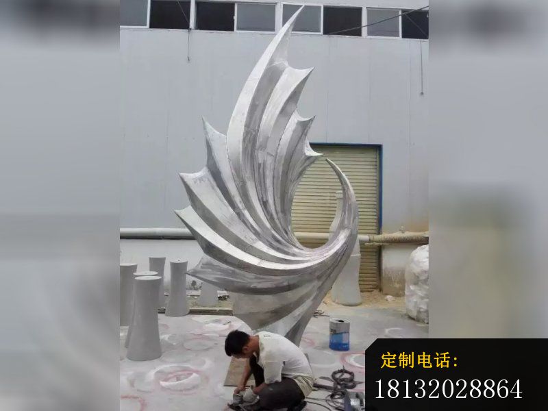 不锈钢鸟雕塑，不锈钢公园鸟雕塑_800*600