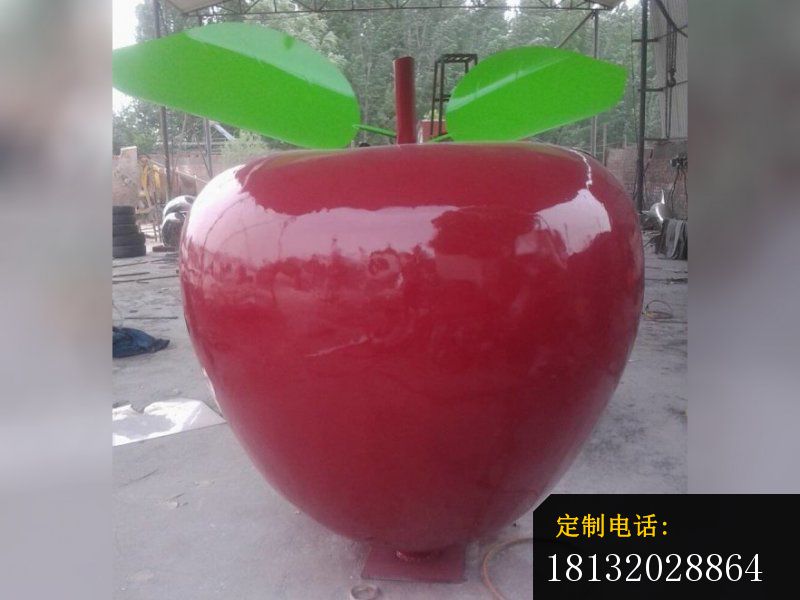 不锈钢苹果雕塑城市苹果景观_800*600