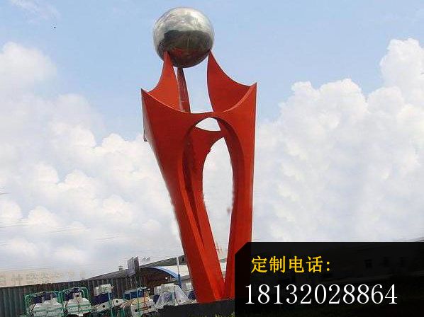 不锈钢企业雕塑，不锈钢公园雕塑_598*448