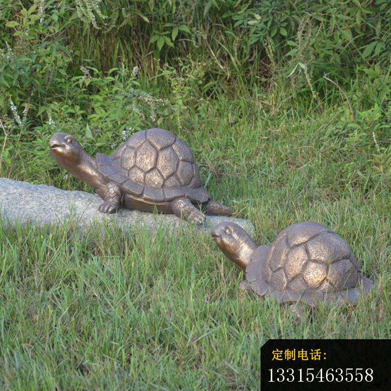 玻璃钢仿铜蜗牛乌龟，玻璃钢仿铜动物雕塑 (7)(1)_800*800