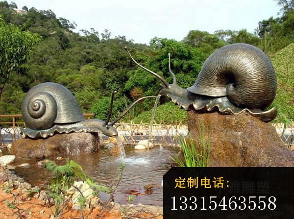 蜗牛铜雕公园动物雕塑_600*447