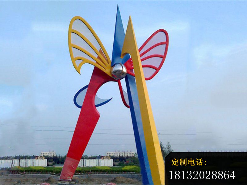 不锈钢五彩世界雕塑，大型不锈钢广场雕塑_800*599