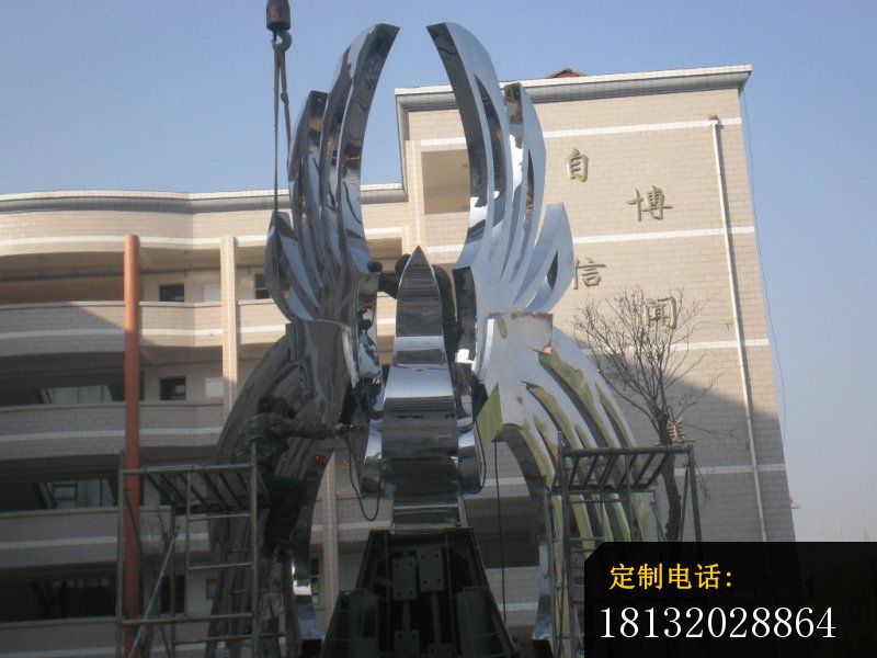 不锈钢学校雕塑，校园不锈钢雕塑2_800*600