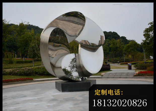 不锈钢抽象雕塑  广场不锈钢雕塑_620*440
