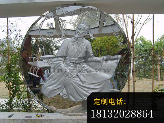 校园不锈钢名人雕塑吗，名人雕塑宣传 (2)_568*426