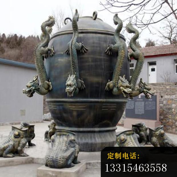 地动仪铜雕，广场景观铜雕 (6)_620*620