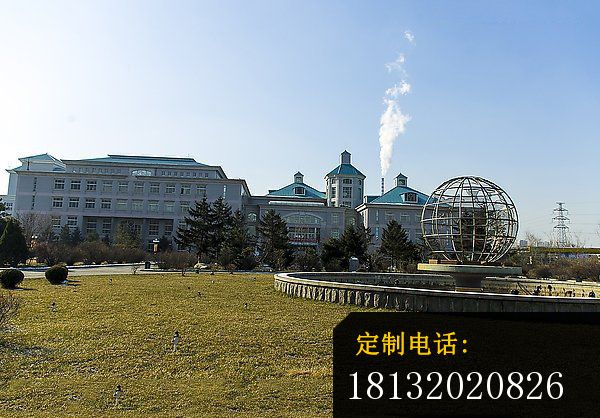 不锈钢地球雕塑  抽象不锈钢雕塑  企业不锈钢雕塑 (6)_600*418
