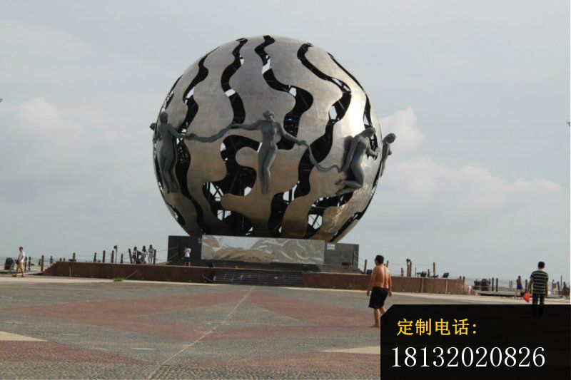 不锈钢地球雕塑广场不锈钢雕塑[1]_800*533