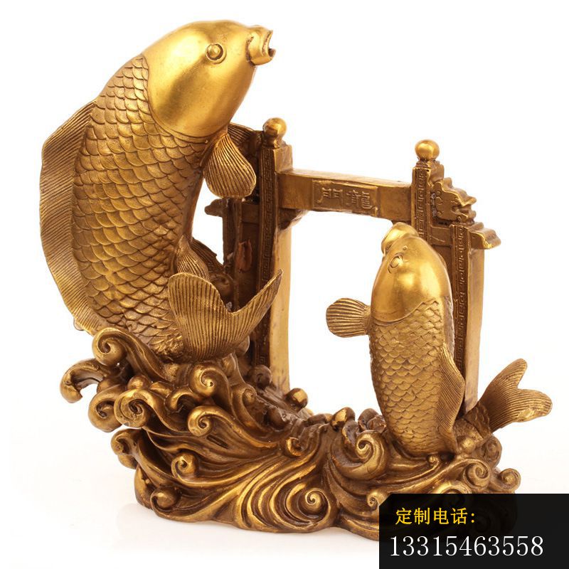 供应家居办公 铜工艺品摆件 鱼跃龙门雕塑 铜雕生产厂家 HYTD-2973958(1)_800*800