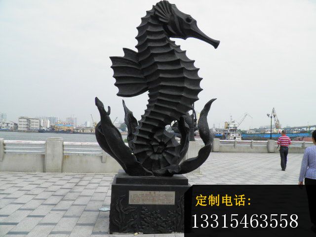 海马铜雕，广场动物铜雕_640*480