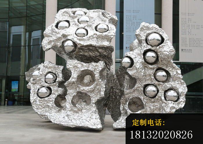 不锈钢莲蓬雕塑 广场景观雕塑_700*497
