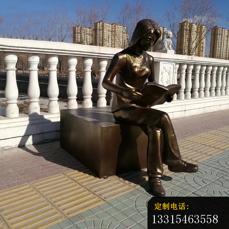看书的学生铜雕，校园看书人物铜雕 (4)_750*750