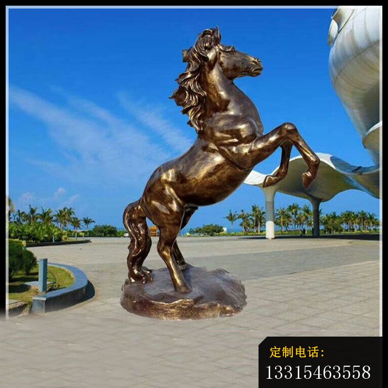 马到成功铜雕马，企业铜马雕塑 (2)_800*800