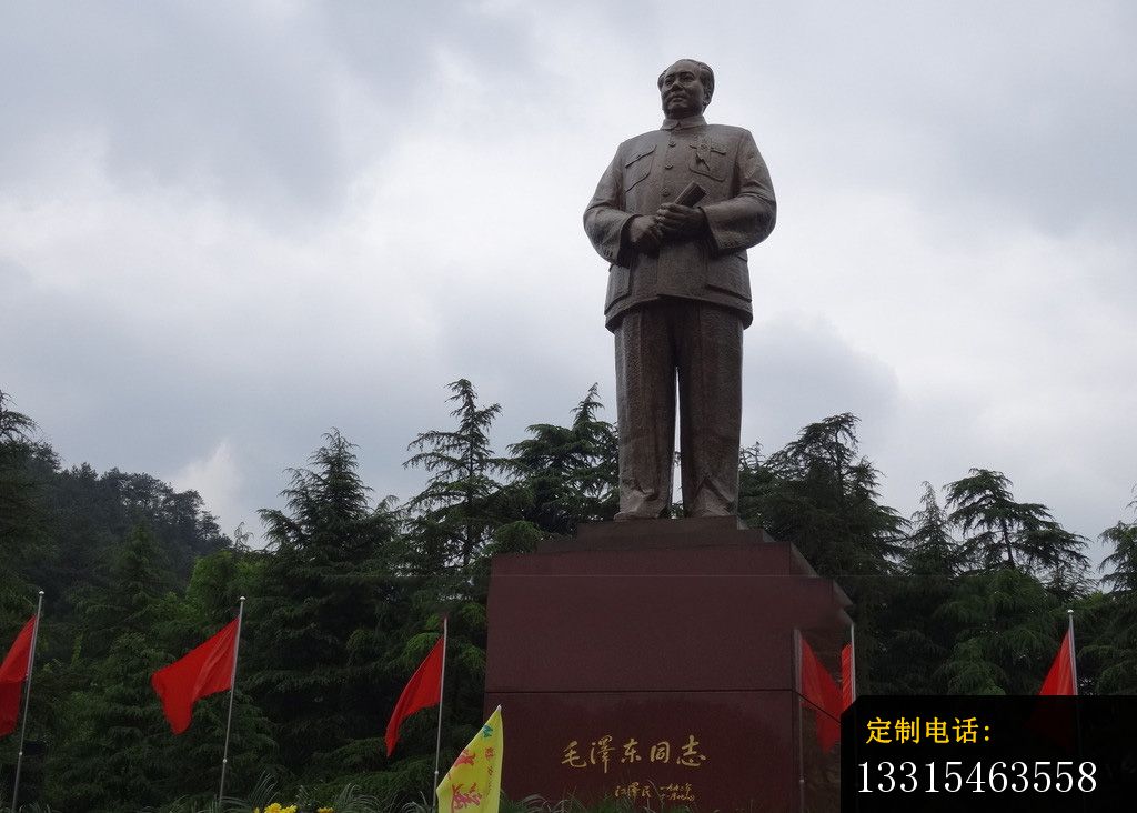 毛泽东铜雕 广场伟人铜雕_1024*732