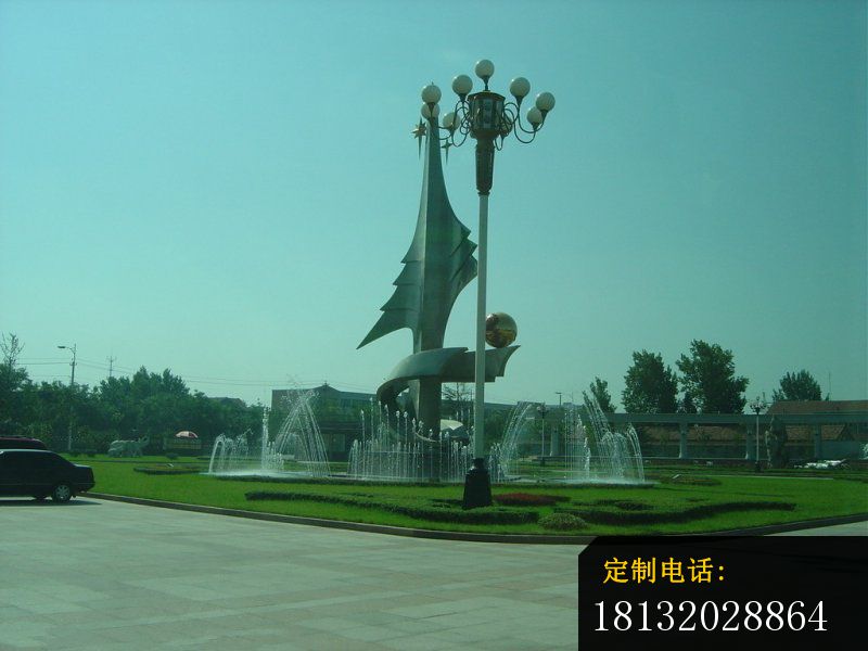 不锈钢光明雕塑，广场不锈钢雕塑 (2)_800*600