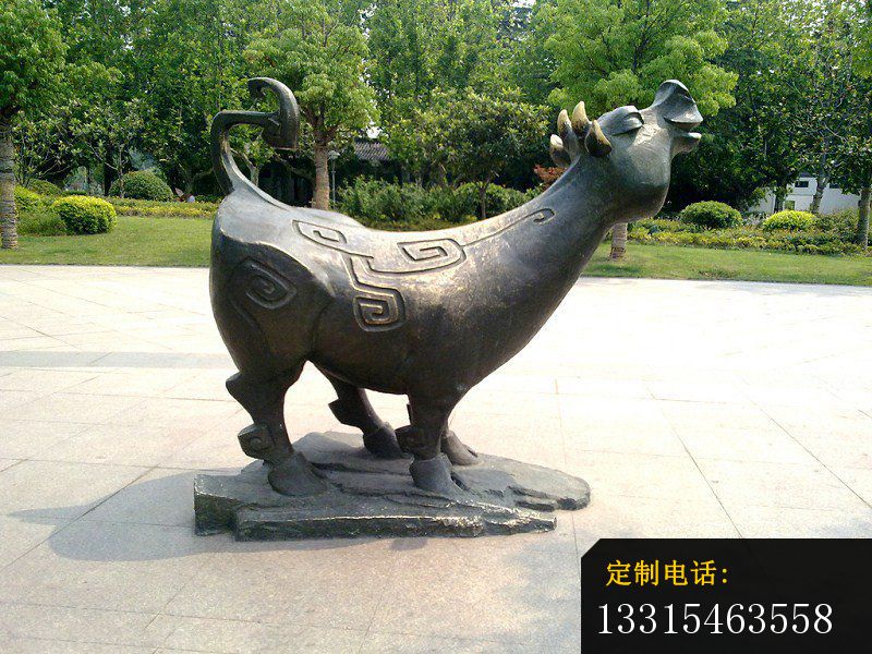 十二生肖雕塑广场景观动物铜雕 (5)_800*600