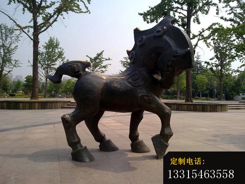十二生肖雕塑广场景观动物铜雕 (3)_800*600