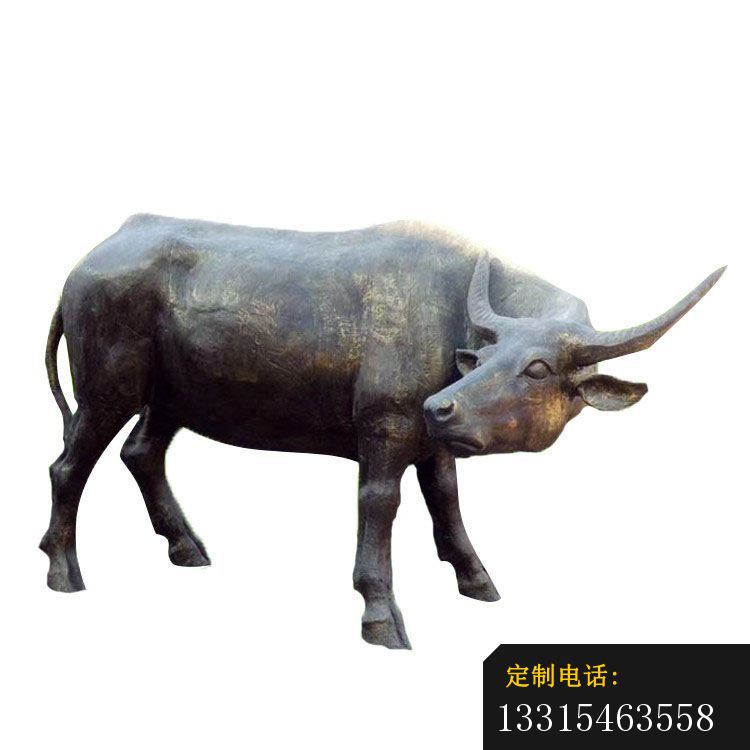 水牛铜雕，公园动物铜雕_750*750