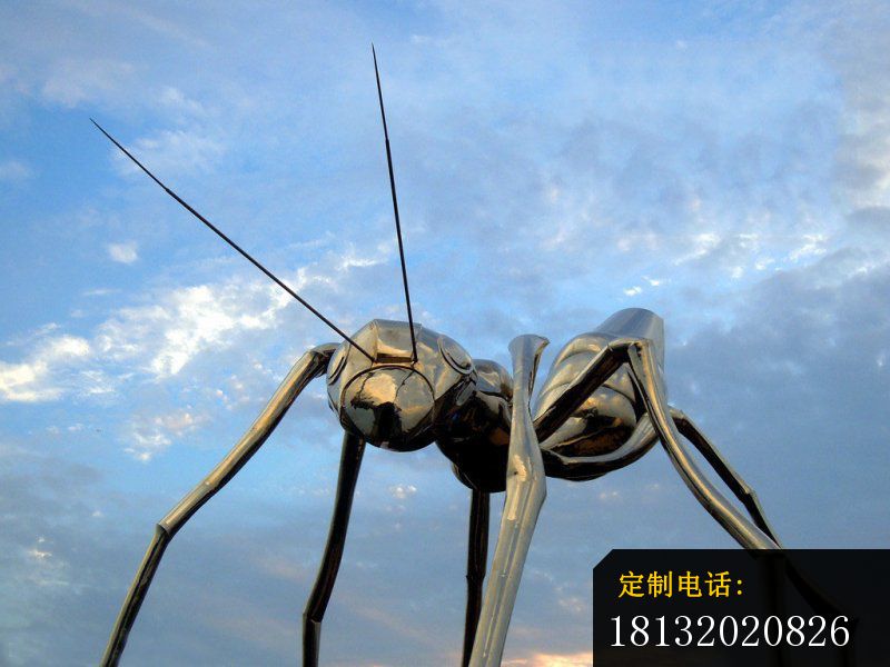 大型不锈钢蚂蚁雕塑,城市景观雕塑_800*600