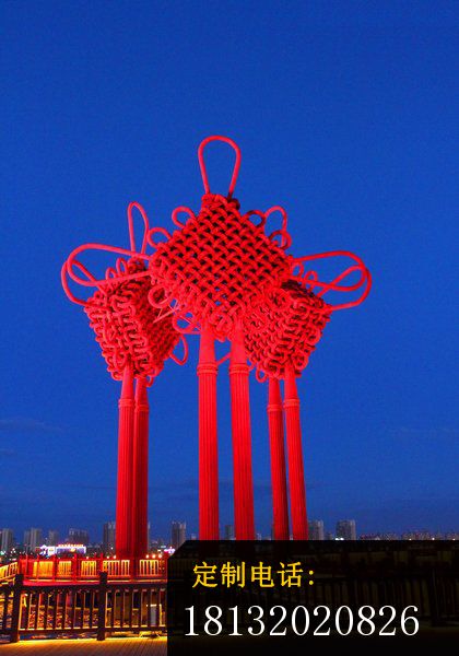 大型不锈钢中国结雕塑城市景观雕塑 (2)_420*600