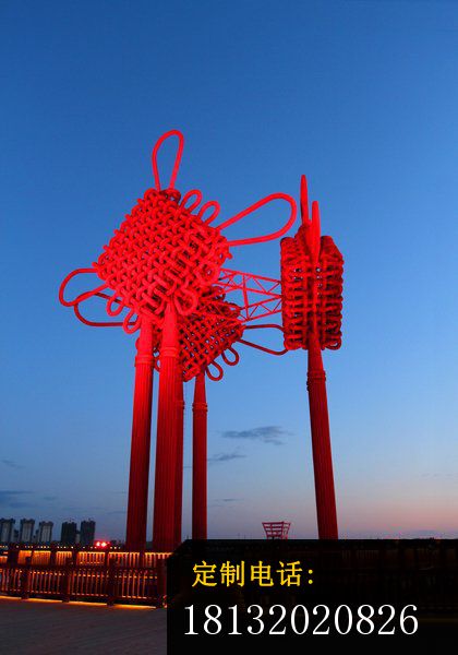 大型不锈钢中国结雕塑城市景观雕塑 (3)_420*600