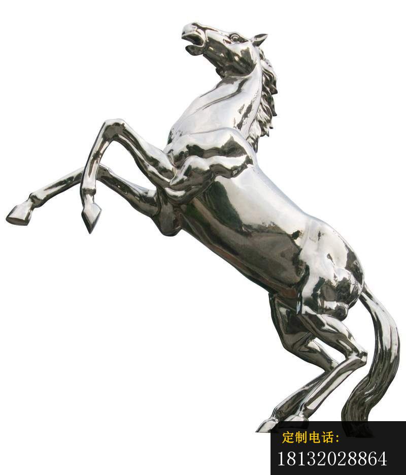 不锈钢立马雕塑，动物不锈钢雕塑_800*935