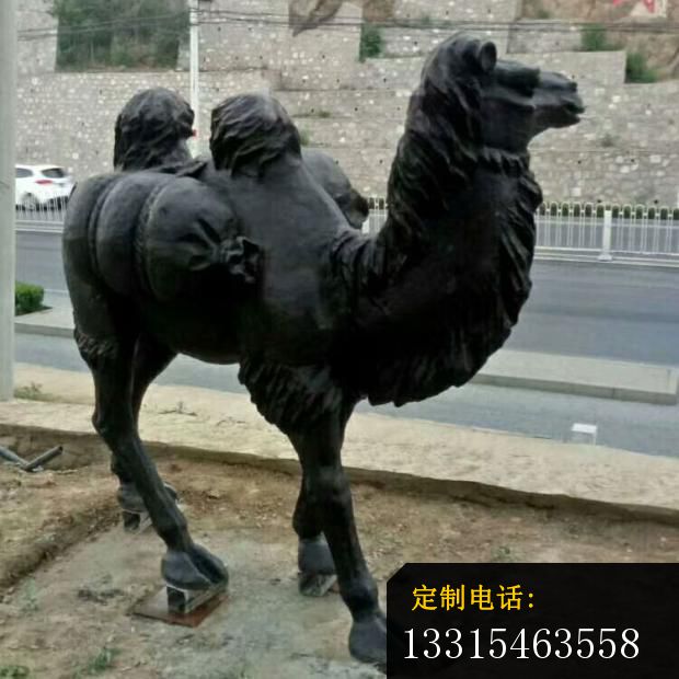 驮行李的骆驼铜雕，户外动物铜雕 (3)_620*620