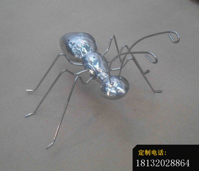 不锈钢蚂蚁，公园动物雕塑_800*688