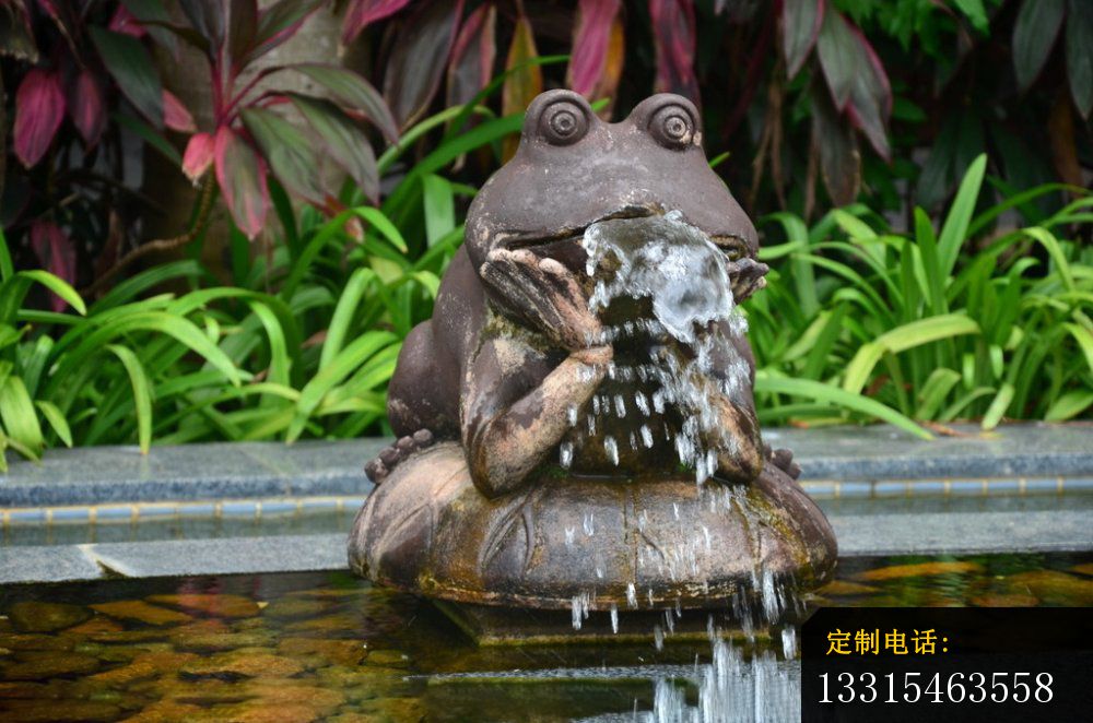 小青蛙铜雕，青蛙喷泉铜雕 (2)_1000*662
