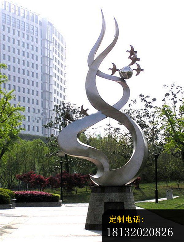 阳光雕塑 不锈钢小区景观雕塑_600*787