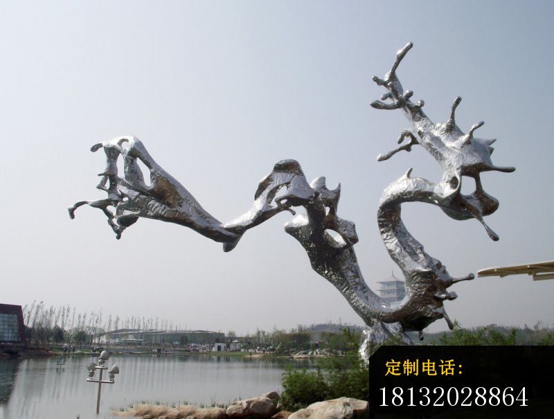 不锈钢水花雕塑，公园不锈钢雕塑 (2)_800*605