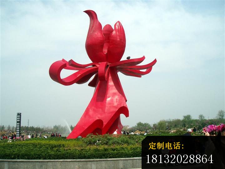 不锈钢紫荆花雕塑 广场不锈钢雕塑 (2)_720*540
